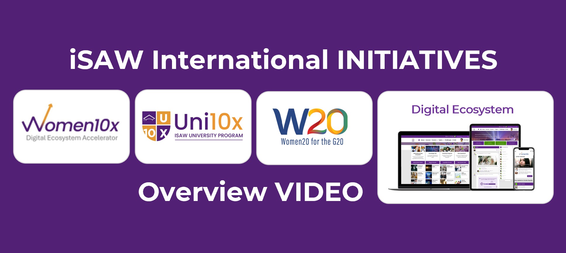iSAW International Initiatives — Overview Video